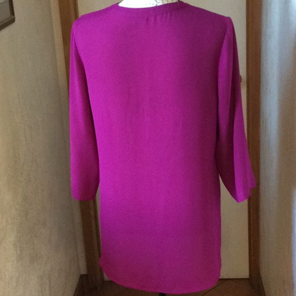 EXPRESS Purple Top Polyester - Picture 5 of 8